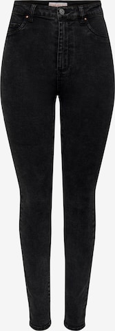 ONLY Skinny Jeans 'Rose' in Zwart: voorkant