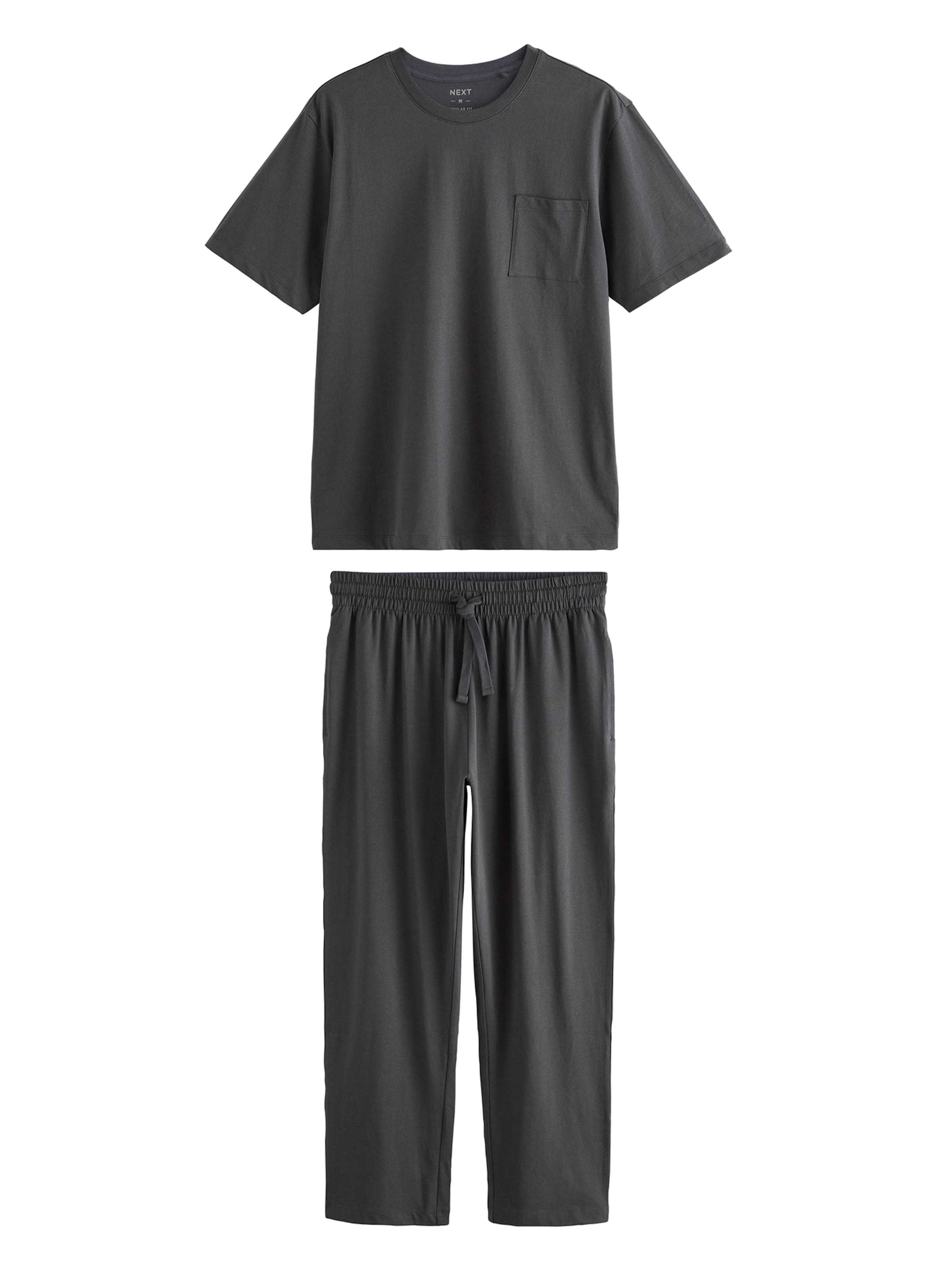 Next Pyjama in Grau: Vorderseite