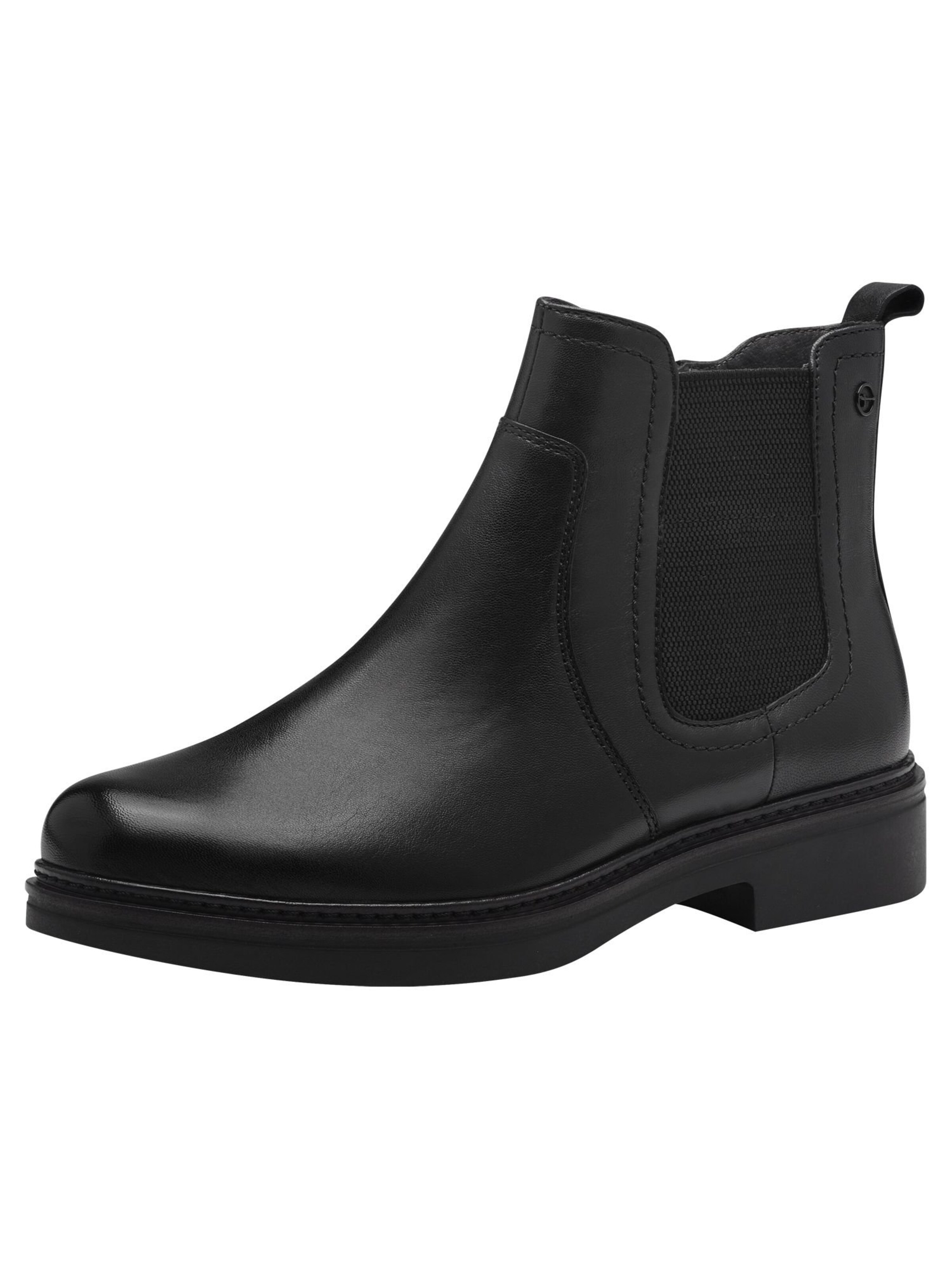 Tamaris Chelsea boots in Black: front