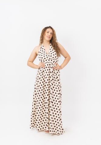 Elara Jurk in Beige