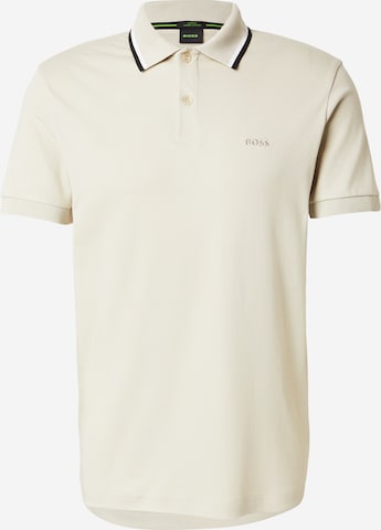 smėlio BOSS Sportiniai marškinėliai: priekis
