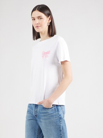 Maglietta 'PCSCARLETT' di PIECES in bianco: frontale