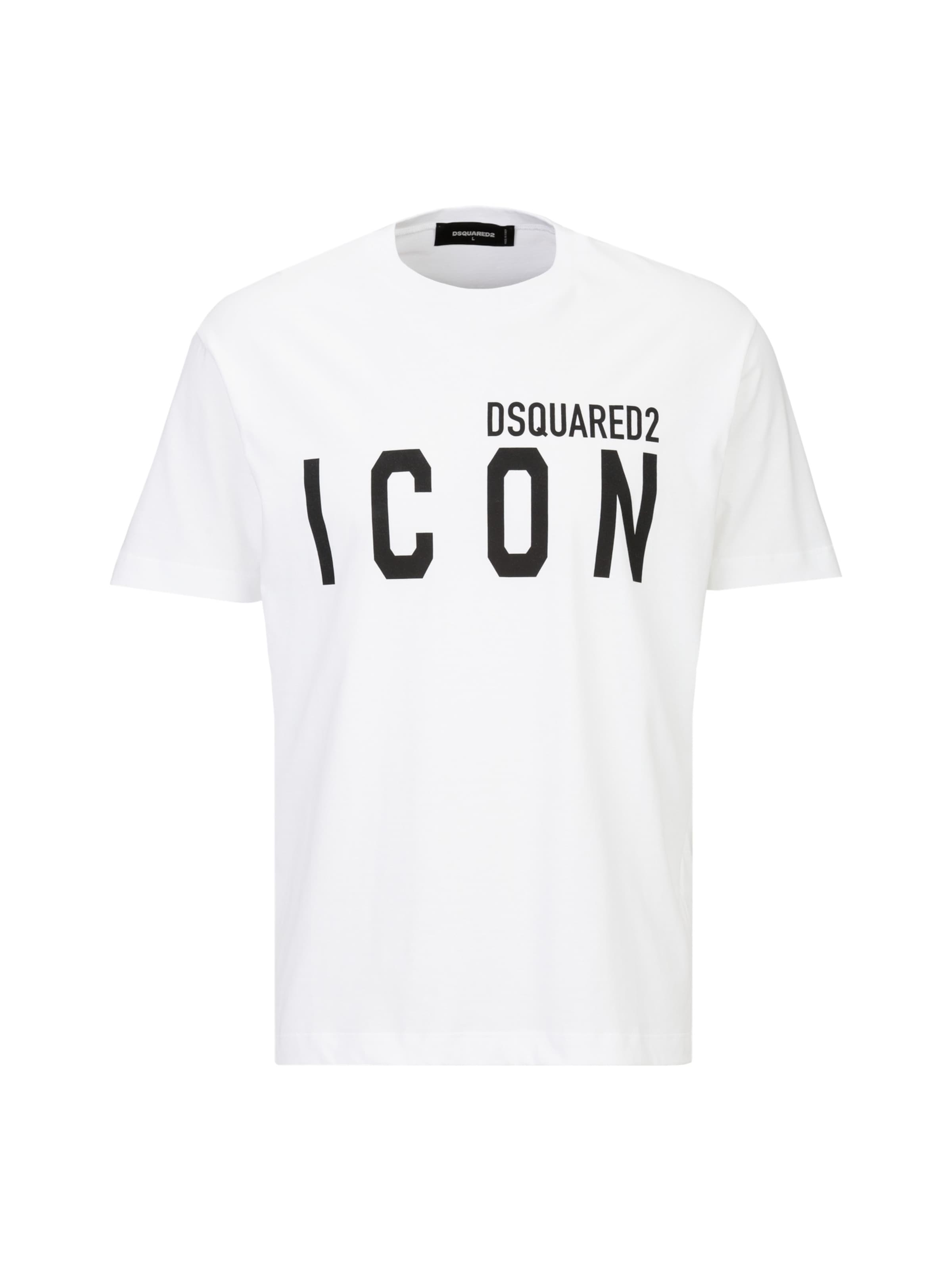 DSQUARED2 Shirt in de kleur Zwart / Wit, Productweergave