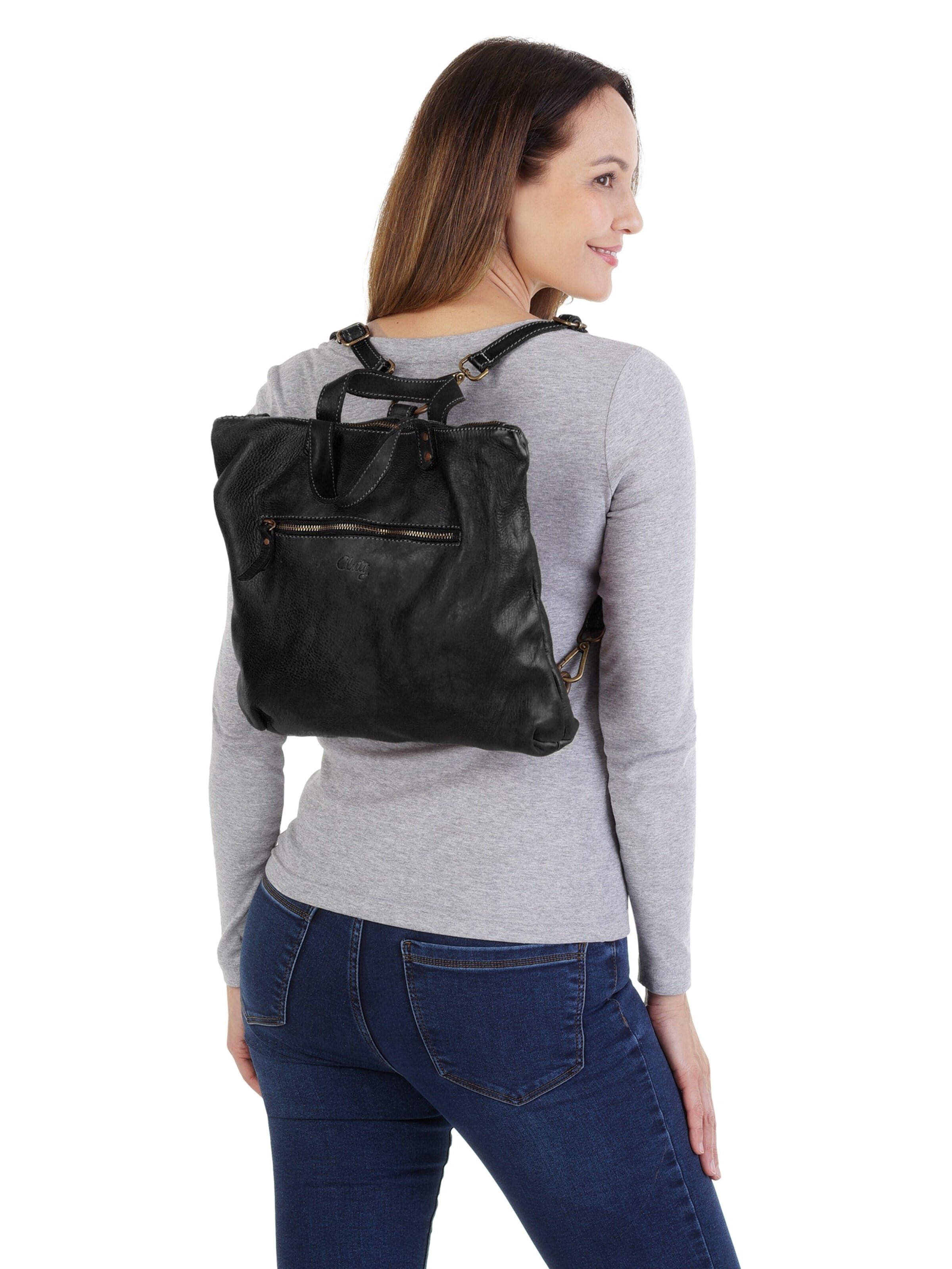 Cluty - Bolso de hombro en negro