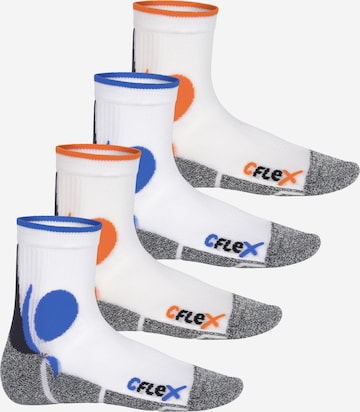 cflex Sportsocken in Blau: Vorderseite