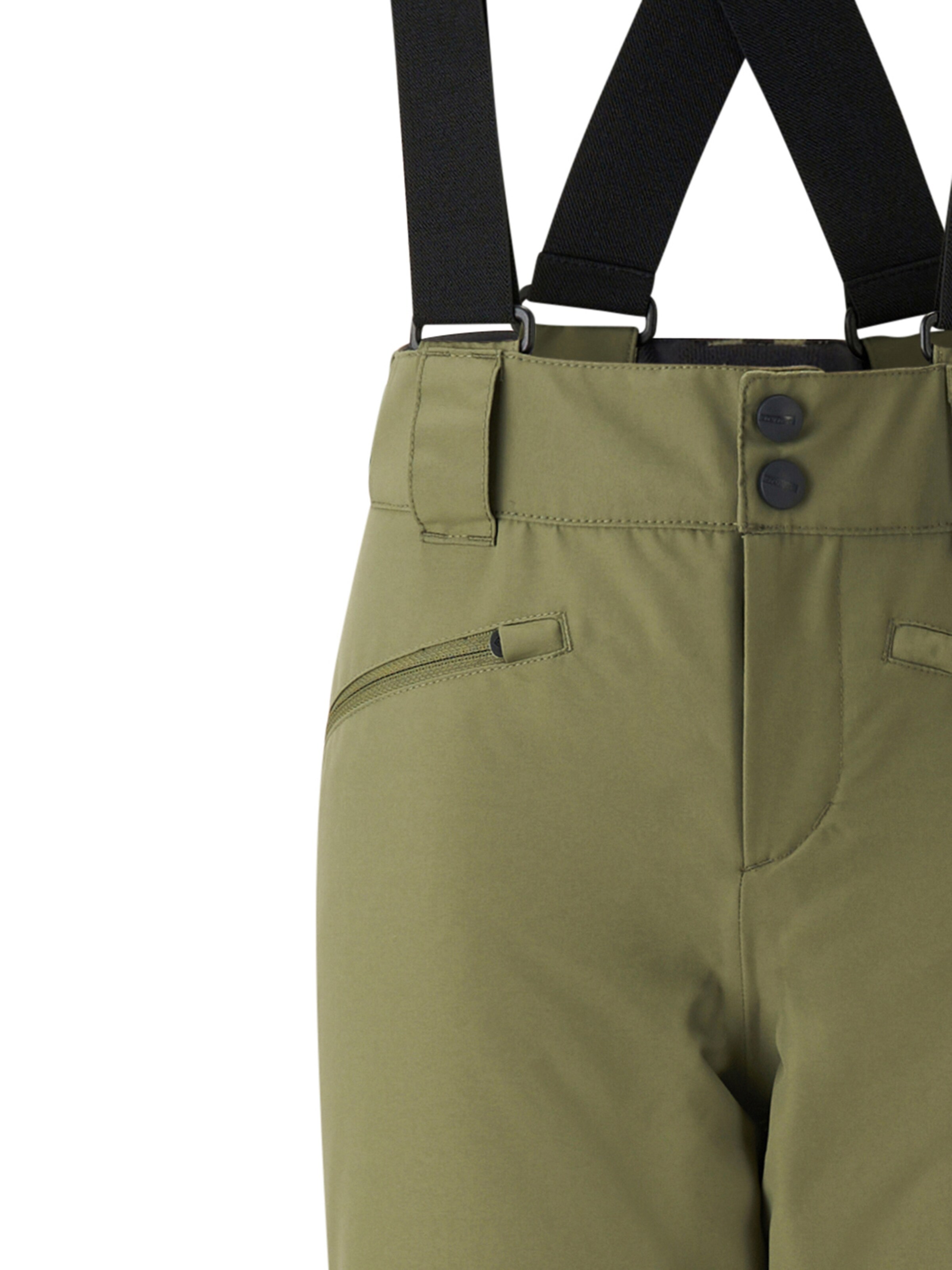 ZIENER Regular Workout Pants 'Axi-Z' in Green