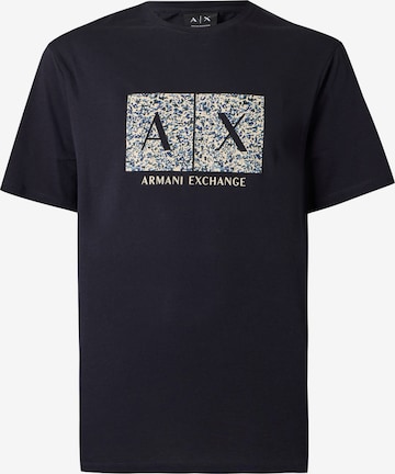 Maglietta di ARMANI EXCHANGE in blu: frontale