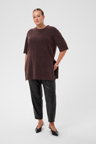 Pull-over KAFFE CURVE en marron