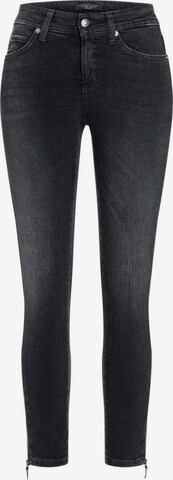 Cambio Slimfit Jeans in Zwart: voorkant