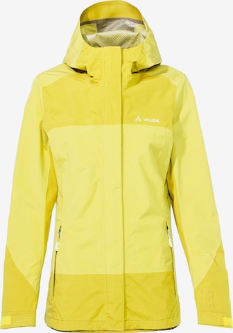 VAUDE Outdoorjacke 'W Neyland 2.5L J' in Gelb: predná strana