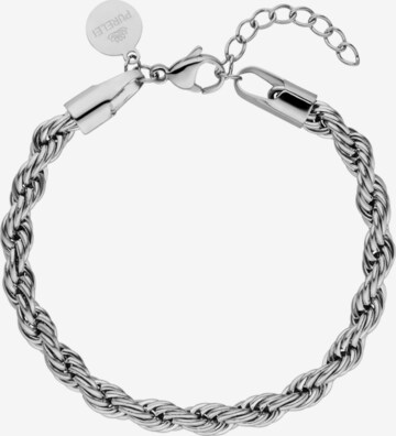 PURELEI Armband 'Vintage' in Zilver: voorkant