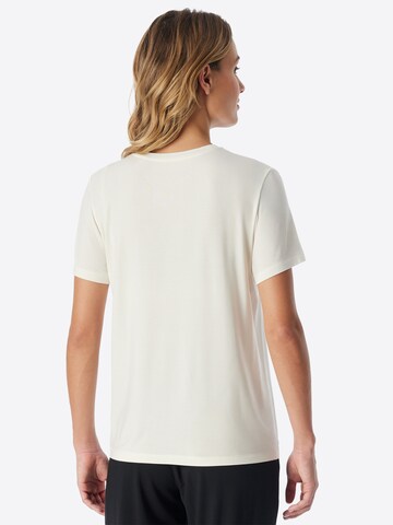 Chemise de nuit ' Mix & Relax ' SCHIESSER en blanc