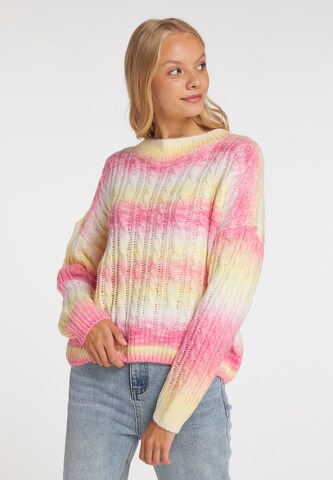 Pull-over MYMO en rose : devant