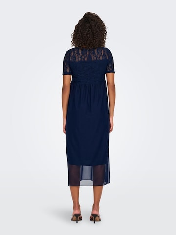 Only Maternity Jurk in Blauw