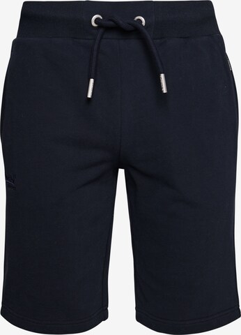 regular Pantaloni di Superdry in blu: frontale