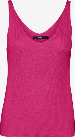 VERO MODA Gebreide top 'NEW LEX' in Roze: voorkant