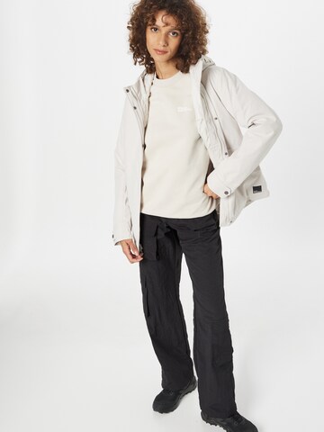 JACK WOLFSKIN Sportief sweatshirt in Beige