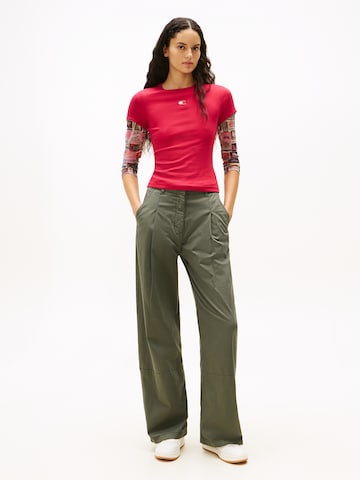 Tommy Jeans - Camisa em vermelho