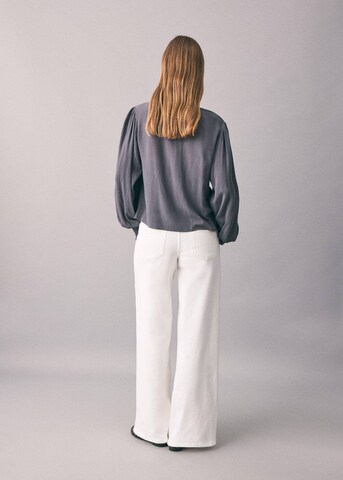 MANGO TEEN Bluse 'Becca' in Grau