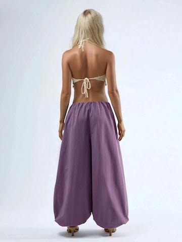 Busem - Barrel Calças em roxo