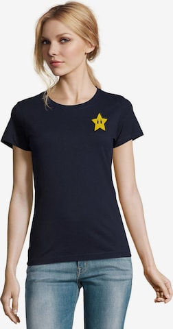 Blondie & Brownie Shirt in Blue: front