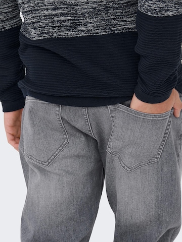 Only & Sons regular Jeans 'Weft' i grå