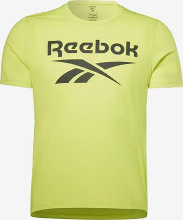 Reebok Sport Funktionsshirt ' Workout Ready Graphic T-Shirt ' in Gelb: predná strana