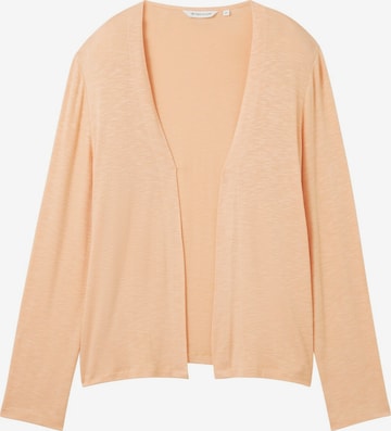 Cardigan TOM TAILOR en orange : devant