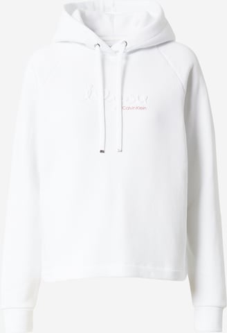 Calvin Klein Sweatshirt in Wit: voorkant