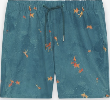 Lyle & Scott Regular Trousers in Blue: front