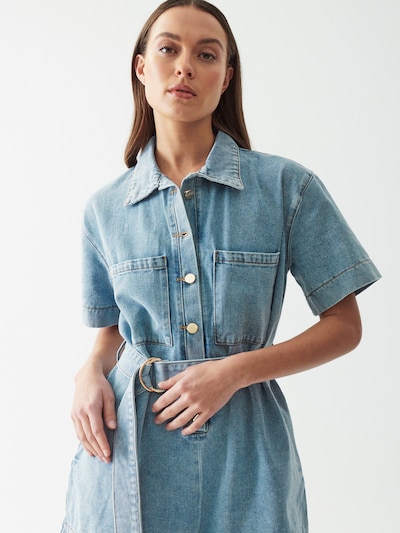 St MRLO Jumpsuit 'Marcy' in blue denim, Produktansicht