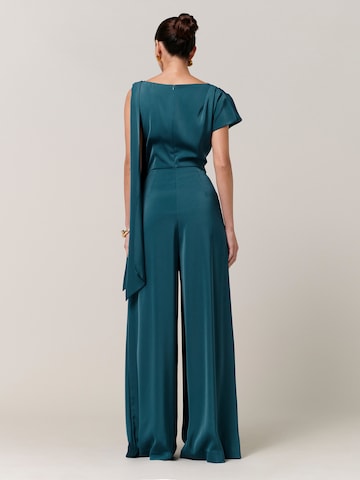 Sável - Jumpsuit 'Erica' en azul: atrás
