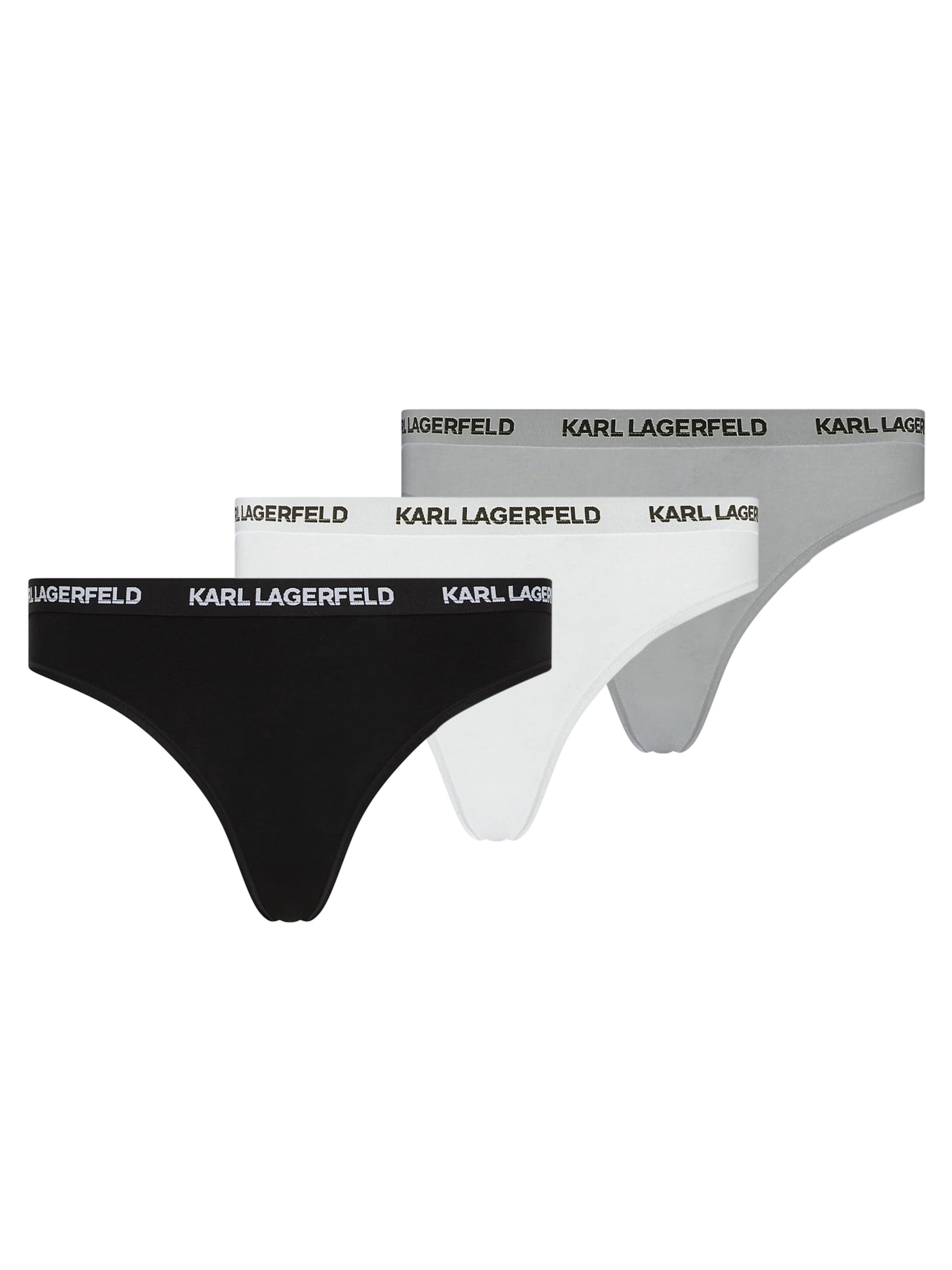 Karl LagerfeldSlip - crna boja: prednji dio