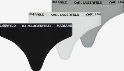 Moteriškos kelnaitės iš Karl Lagerfeld, spalva – juoda / balta, Prekių apžvalga