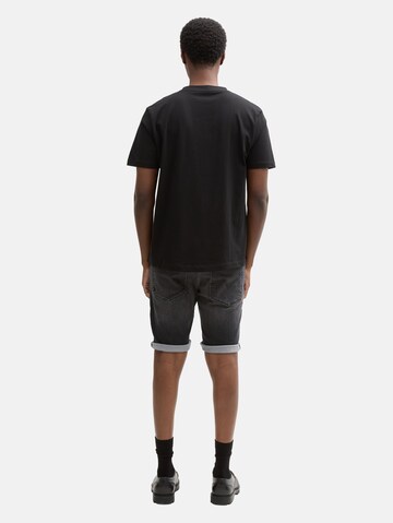 TOM TAILOR DENIM Slimfit Jeans 'Piers' in Zwart