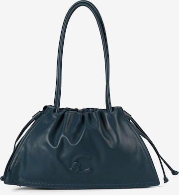 Borsa a sacco 'Dulse' di Coccinelle in blu: frontale