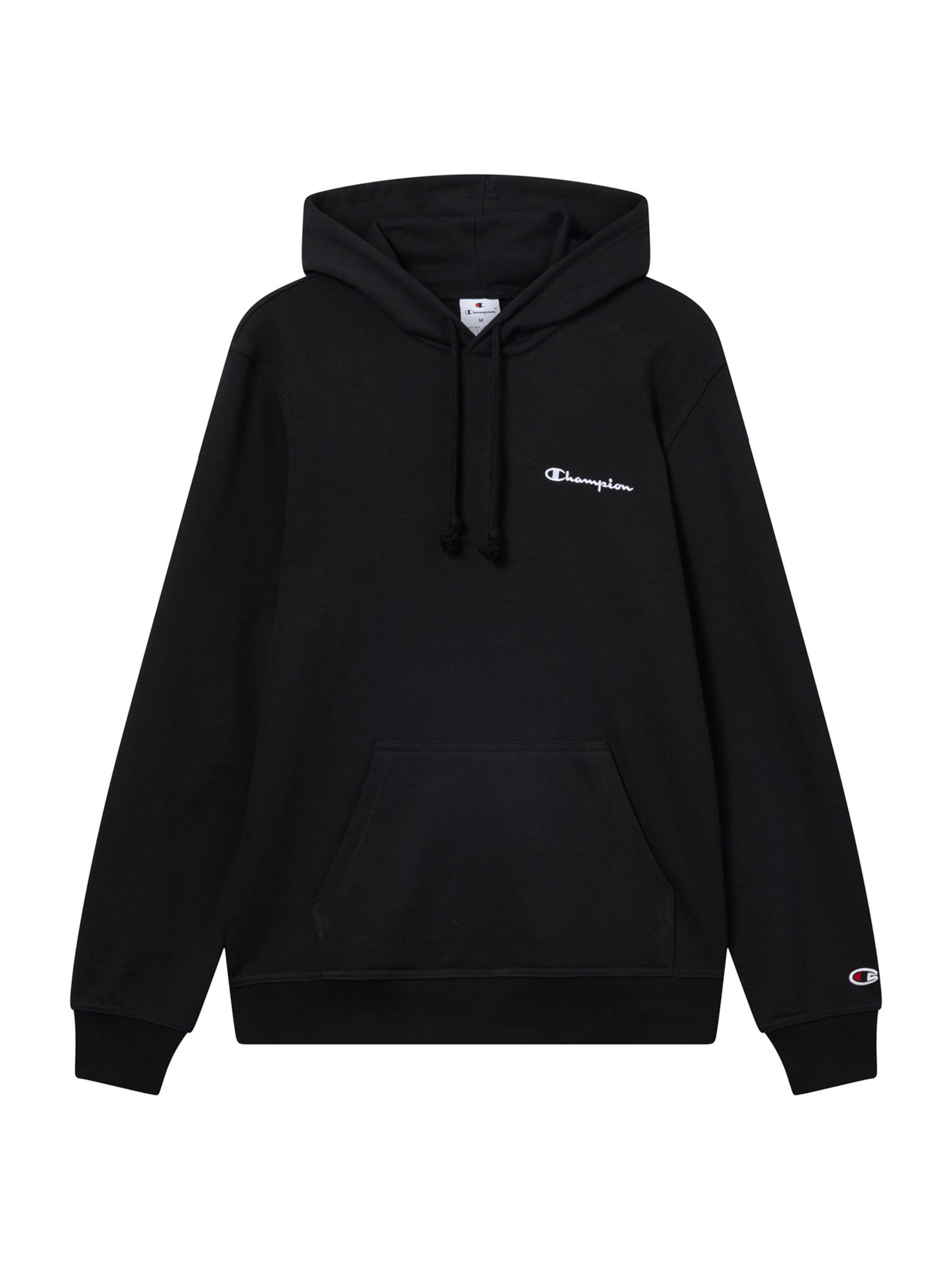 Champion Authentic Athletic Apparel Суичър в черно: отпред