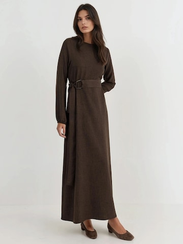 Hiccup Dress in Brown