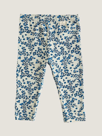 LouieLouie Leggings 'Blueberry Branches' i vit: framsida