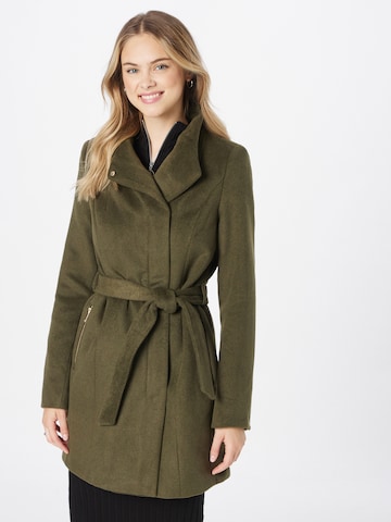 VERO MODA Between-Seasons Coat in Green: front