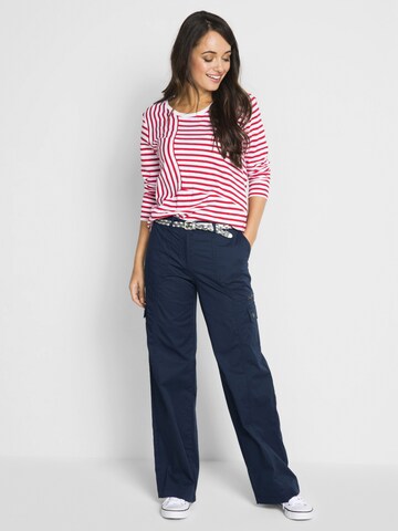 bonprix Regular Cargobroek in Blauw