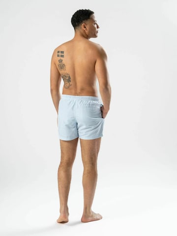 Shorts de bain ' Swimshorts ' TEESHOPPEN en blanc