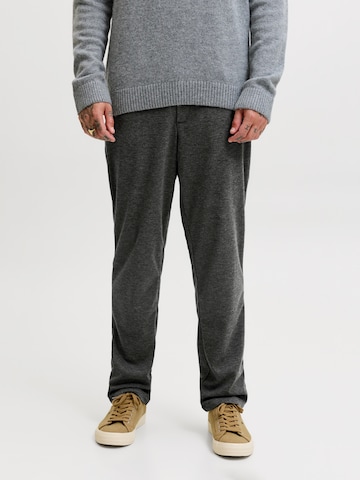 JACK & JONESregular Chino hlače 'JPSTOLLIE DEVON' - siva boja: prednji dio