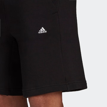 ADIDAS SPORTSWEAR Štandardný strih Športové nohavice - Čierna