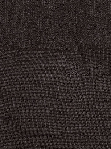 zd ZERO DEFECTS - Calcetines hasta la rodilla 'Soy fiber knee socks' en marrón