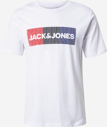 JACK & JONES T-Shirt in Weiß: Vorderseite