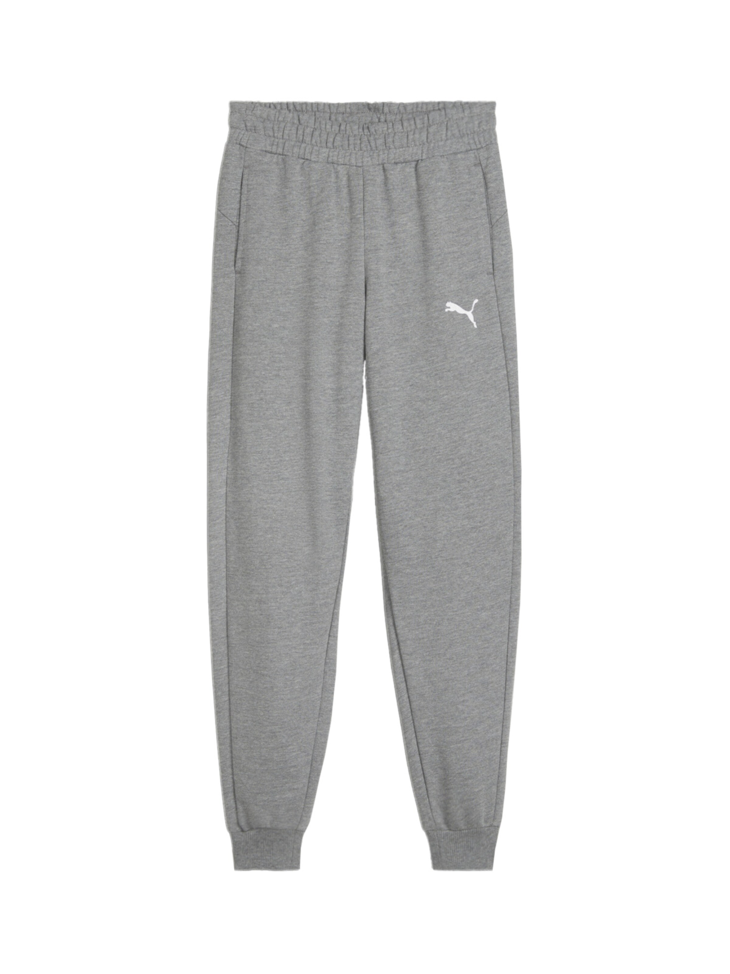 PUMA Tapered Sporthose in Grau: Vorderseite