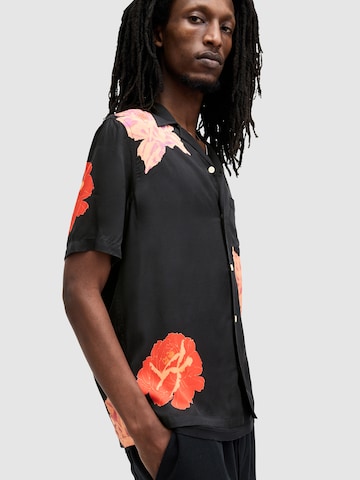 AllSaints Regularny krój Koszula 'ROZE' w kolorze czarny