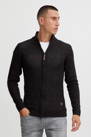 INDICODE JEANS Knit Cardigan in Black: front