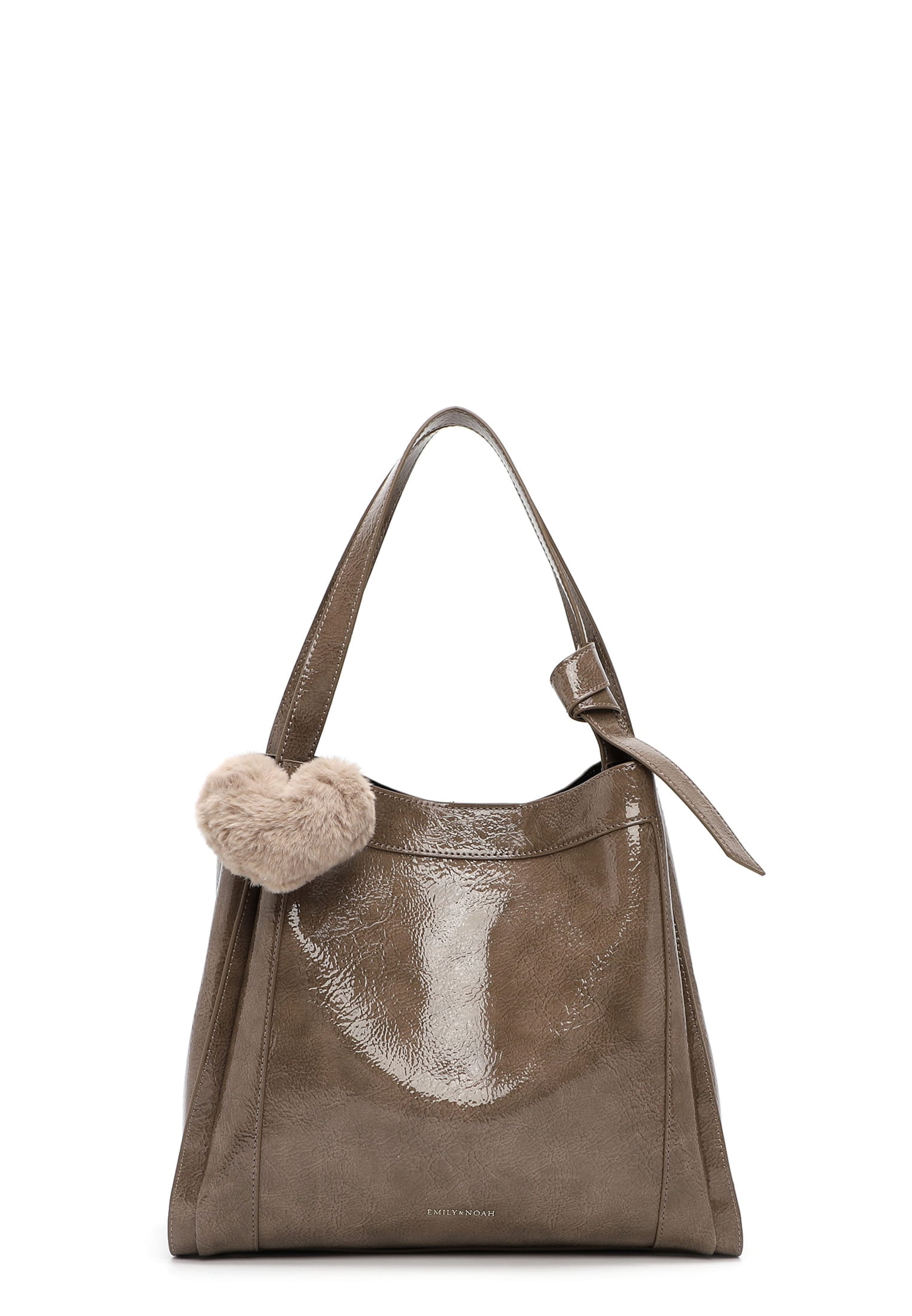 Cabas 'Leana ' Emily & Noah en beige : devant
